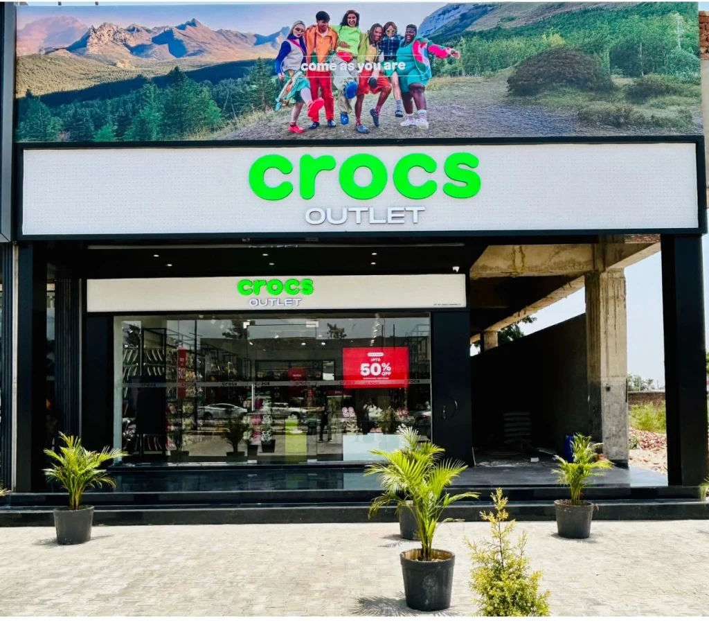 Crocs is now open at Kohara, Punjab, India