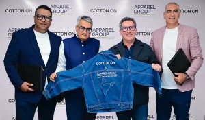 L-R: Abhishek Bajpai, CEO of Apparel Group India | Tushar Ved, President of Apparel Group India | Michael Hardwick, Chief Financial Officer, Cotton On Group | Phil Tannous, Business Development Manager - Franchise, Cotton On Group